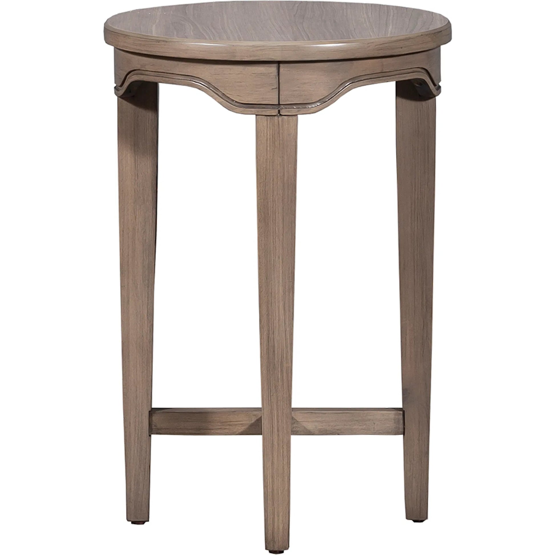 Avignon Drink Table by Fairfield Chair in brown. Made from beech solids, laminate in a unique style.