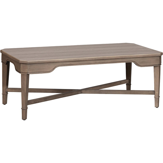 000 SI-2636008 | Primary Silo | Avignon Rectangular Cocktail Table by Fairfield Chair in brown. Made from beech solids, laminate in a unique style.