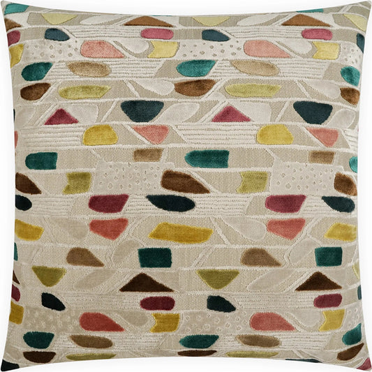 Waldo Pillow by DV Kap Home in multi. Made from 66% polyester, 34% viscose in a unique style.