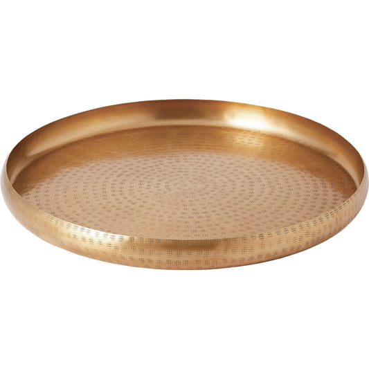 Offering Tray by Global Views in brass. Made from brass in a eclectic & global style.