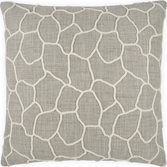 Alger Pillow by DV Kap Home in wheat. Made from 100% polyester in a modern style.