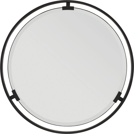 Aurora Round Mirror by Lexington in black. Made from unique in a modern style.