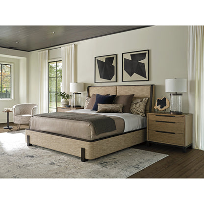 Barcelona Uphholstered Bed by Lexington in delaney and tunis. Made from unique in a transitional style.