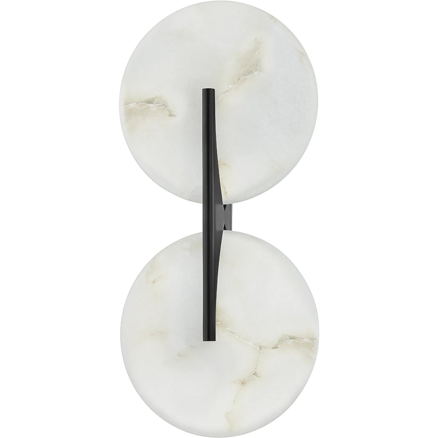 002 SI-2030003 | Primary Silo | Asteria Double Sconce by Corbett. Made from brass in a modern style.