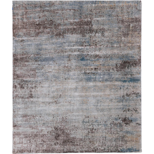 Vintage Heirloom 4182 Rug by Exquisite Rugs in gray, brown, blue. Made from bamboo silk in a unique style.