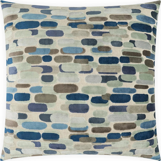 Capsules Pillow by DV Kap Home. Made from 46% viscose, 30% polyester, 24% cotton in a unique style.