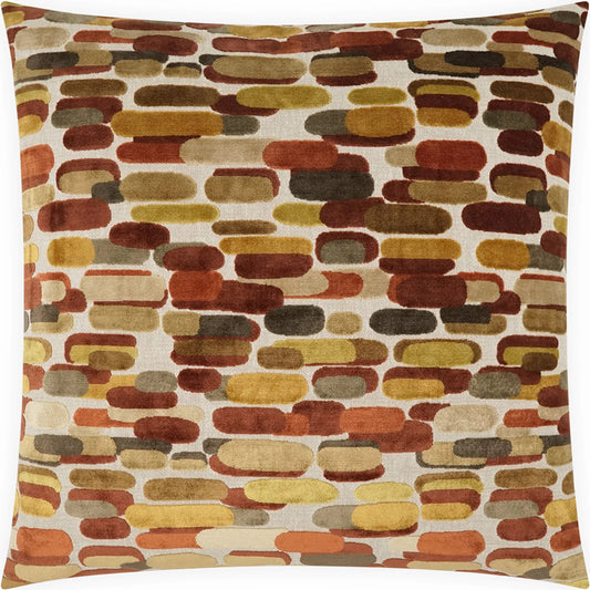 Capsules Pillow by DV Kap Home. Made from 46% viscose, 30% polyester, 24% cotton in a unique style.