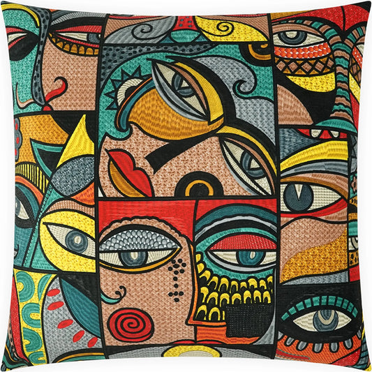 Pablo Pillow by DV Kap Home in multi. Made from 100% polyester in a unique style.