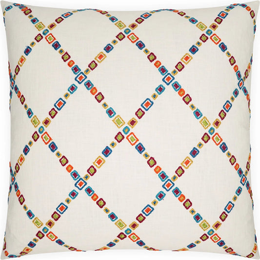 Soleil Pillow by DV Kap Home in multicolor. Made from base: 100% cotton in a unique style.