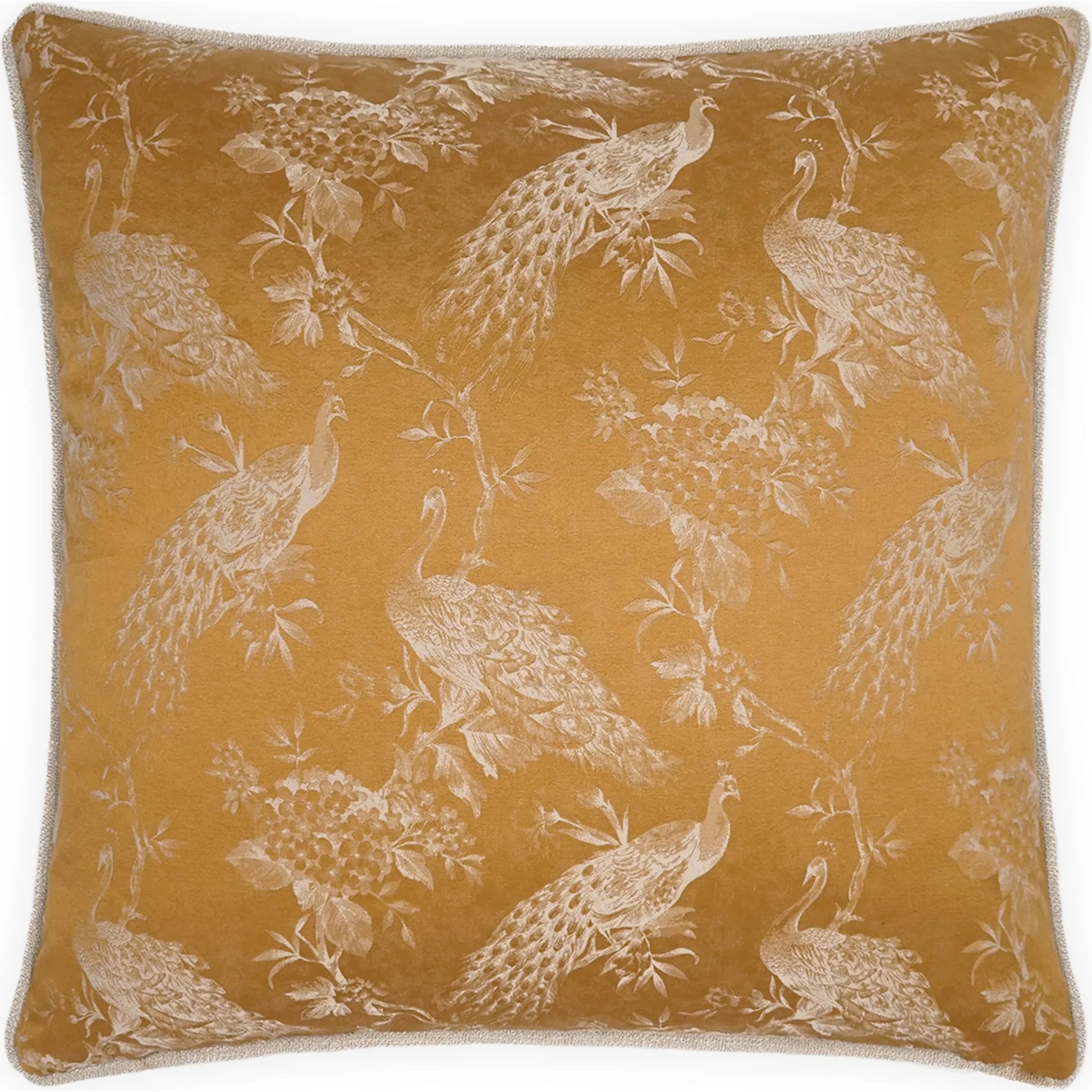 Rococo Pillow by DV Kap Home. Made from 44% rayon, 34% polyester, 22% cotton in a traditional style.