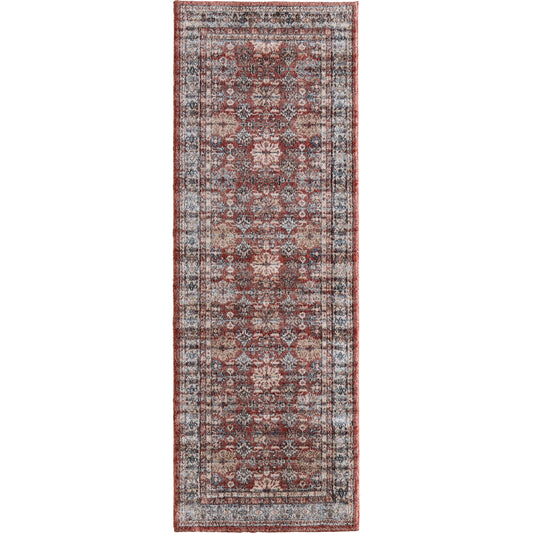 Pearson Traditional Persian PRS39SKF Rug by Feizy in red, tan, blue. Made from polyester in a unique style.