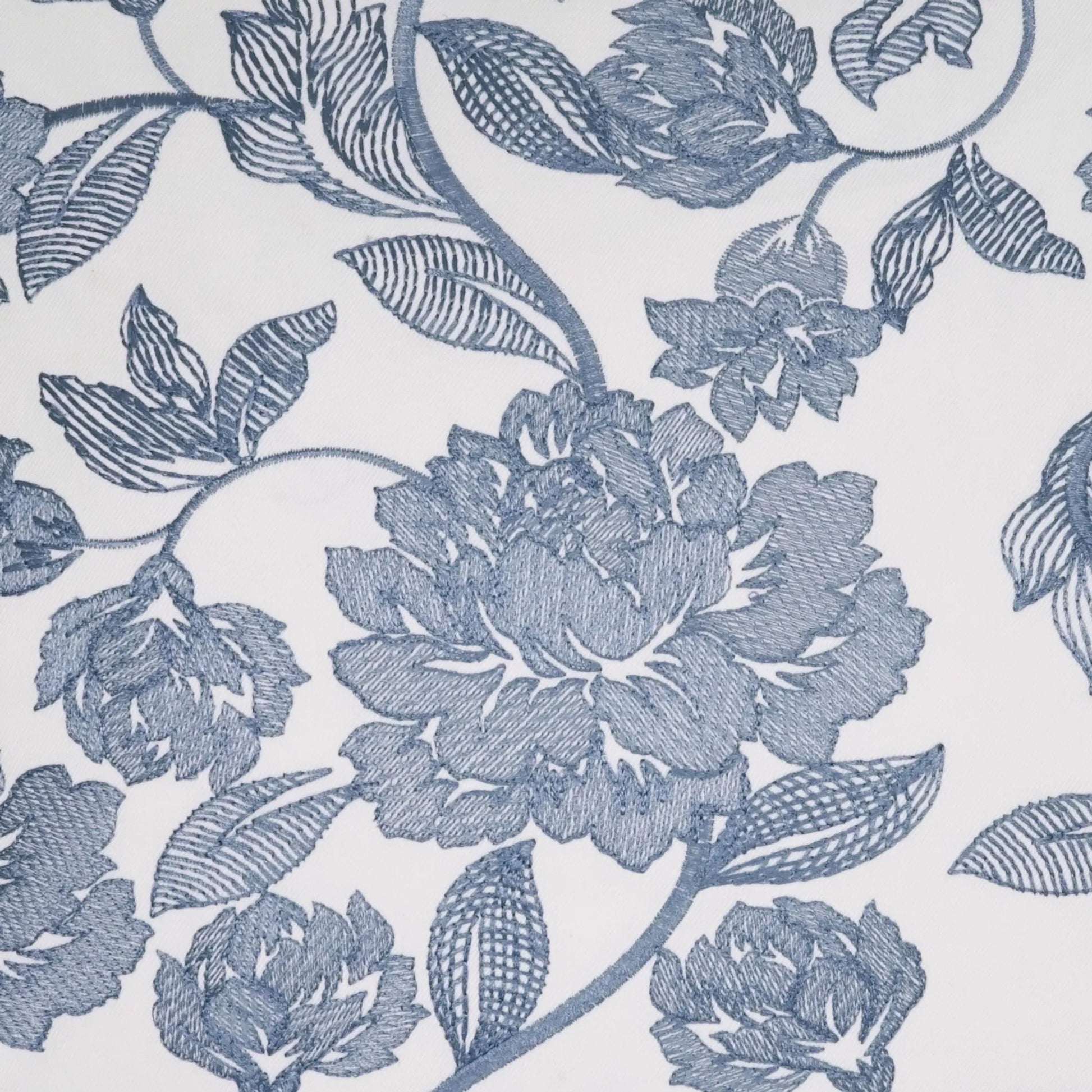Camilla Pillow by DV Kap Home in sky. Made from 80% polyester, 20% cotton in a traditional style.