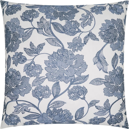 Camilla Pillow by DV Kap Home in sky. Made from 80% polyester, 20% cotton in a traditional style.