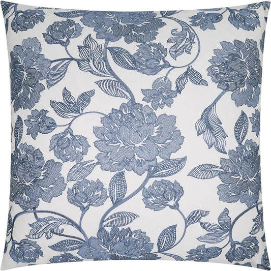 Camilla Pillow by DV Kap Home in sky. Made from 80% polyester, 20% cotton in a unique style.