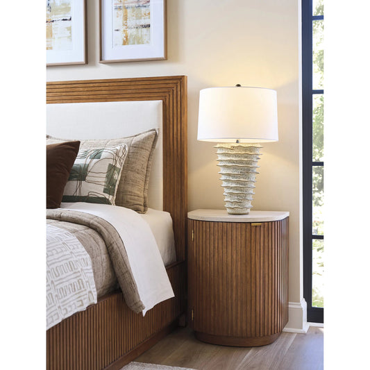 Aviara Demilune Nightstand by Lexington. Made from unique in a unique style.