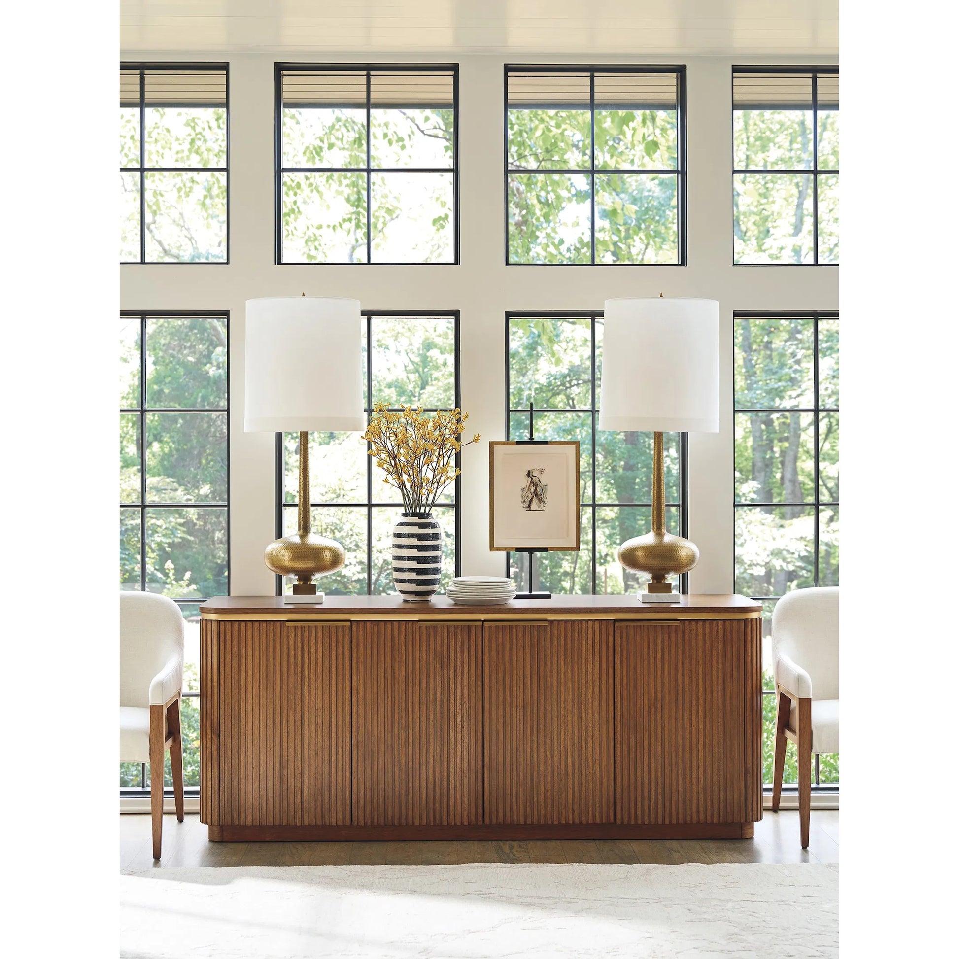 Las Palmas Buffet by Lexington. Made from unique in a transitional style.
