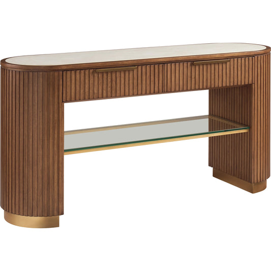 Dana Point Server by Lexington. Made from glass, metal, marble in a unique style.
