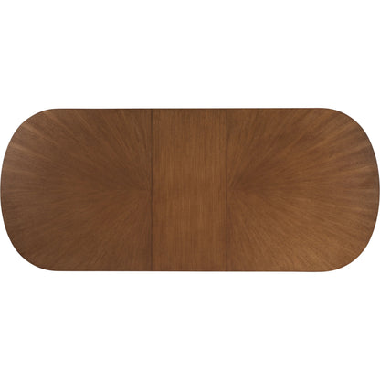 Palomar Rectangular Dining Table by Lexington in tan. Made from hickory, stone in a unique style.