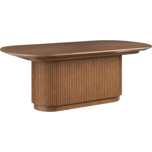 Palomar Rectangular Dining Table by Lexington in tan. Made from hickory, stone in a unique style.