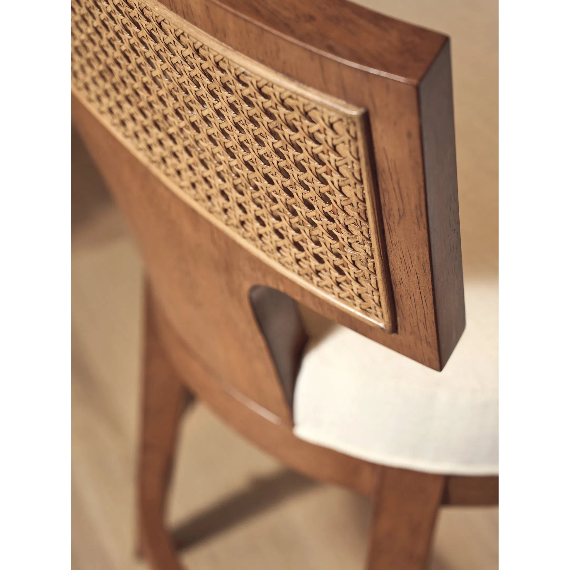 Calavera Woven Swivel Counter Stool by Lexington in sailview and marisol. Made from linen, rattan in a transitional style.