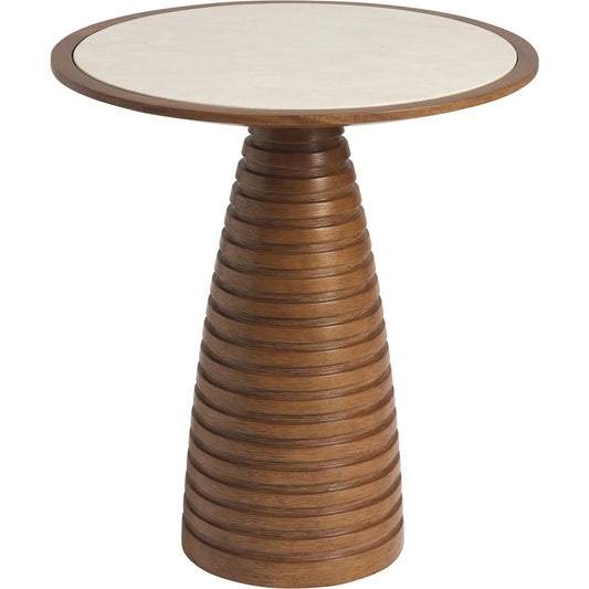 Ortega Accent Table by Lexington. Made from marble in a unique style.