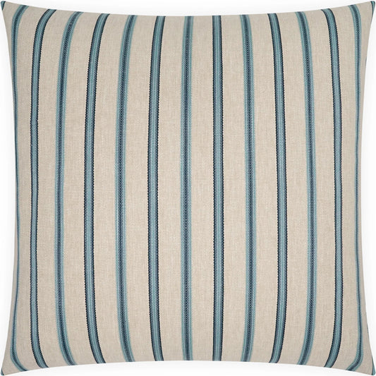 Pryce Pillow by DV Kap Home in blue. Made from 33% polyester, 33% cotton, 24% rayon, 10% linen in a unique style.