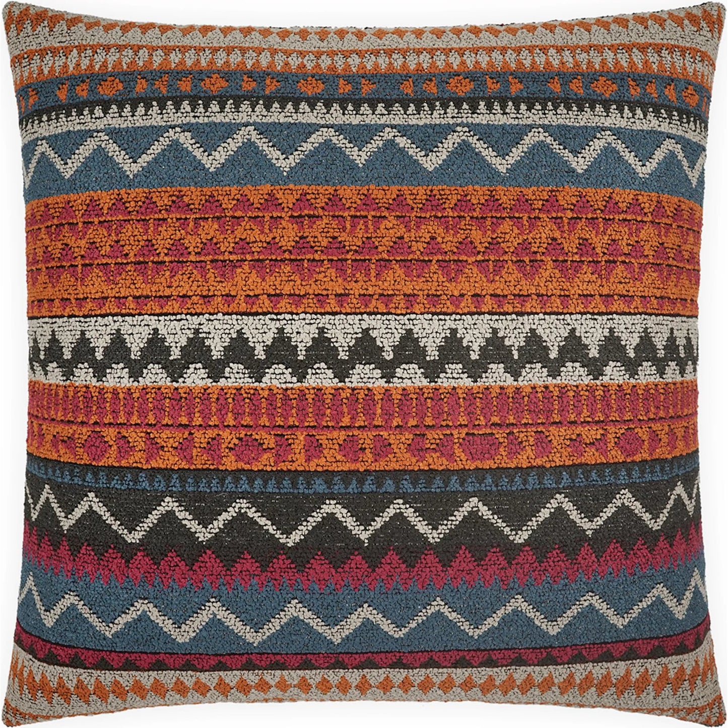 001 SI-2514503 | Primary Silo | Naya Pillow by DV Kap Home in carnival. Made from 96% polyester, 4% cotton in a eclectic & global style.