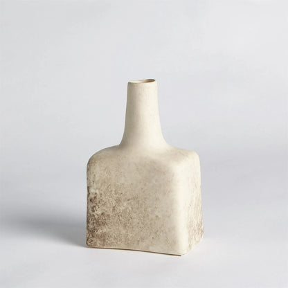 Tall Stack Bottle by Global Views in reactive ivory. Made from earthenware in a eclectic & global style.