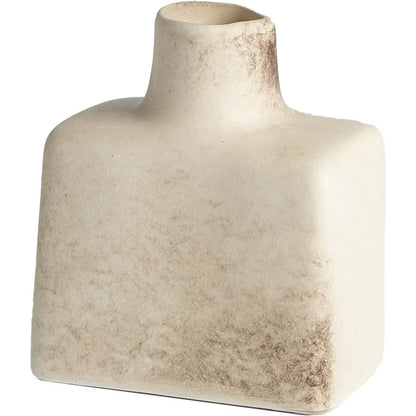 Short Stack Bottle by Global Views in reactive ivory. Made from earthenware in a eclectic & global style.