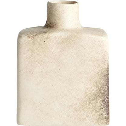 Short Stack Bottle by Global Views in reactive ivory. Made from earthenware in a eclectic & global style.