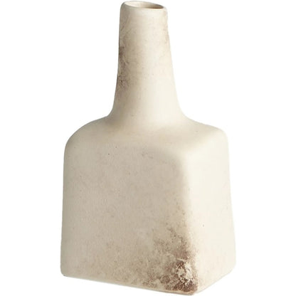 Tall Stack Bottle by Global Views in reactive ivory. Made from earthenware in a eclectic & global style.