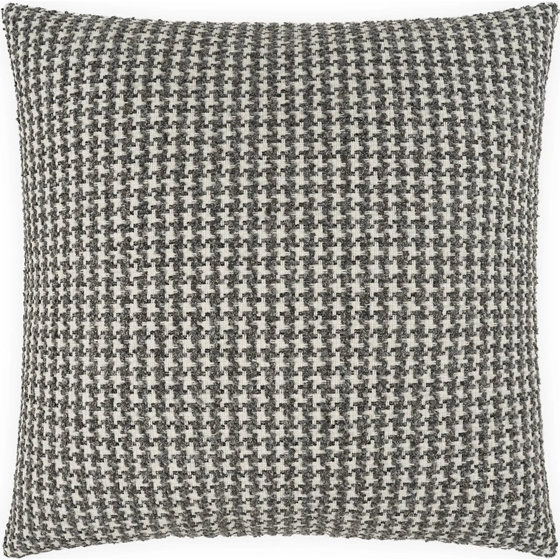 Lianna Pillow by DV Kap Home in charcoal. Made from 100% polyester in a transitional style.