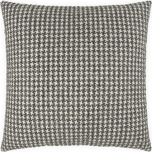 Lianna Pillow by DV Kap Home in charcoal. Made from 100% polyester in a unique style.