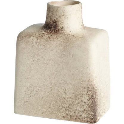 Short Stack Bottle by Global Views in reactive ivory. Made from earthenware in a eclectic & global style.