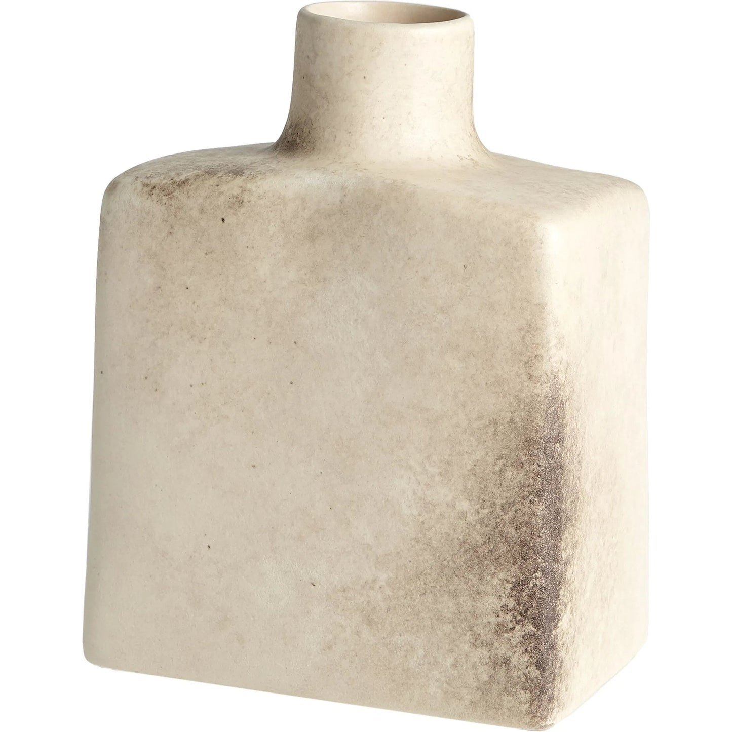 038 SR-827996 | Additional Silo | Short Stack Bottle by Global Views in reactive ivory. Made from earthenware in a eclectic & global style.