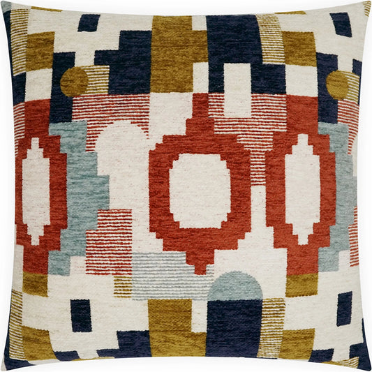 Septine Pillow by DV Kap Home in red, navy. Made from 100% polyester in a unique style.