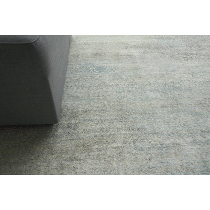 Fine Pure Silk Rug I by Exquisite Rugs in ivory, dark gray, multi. Made from silk in a unique style.