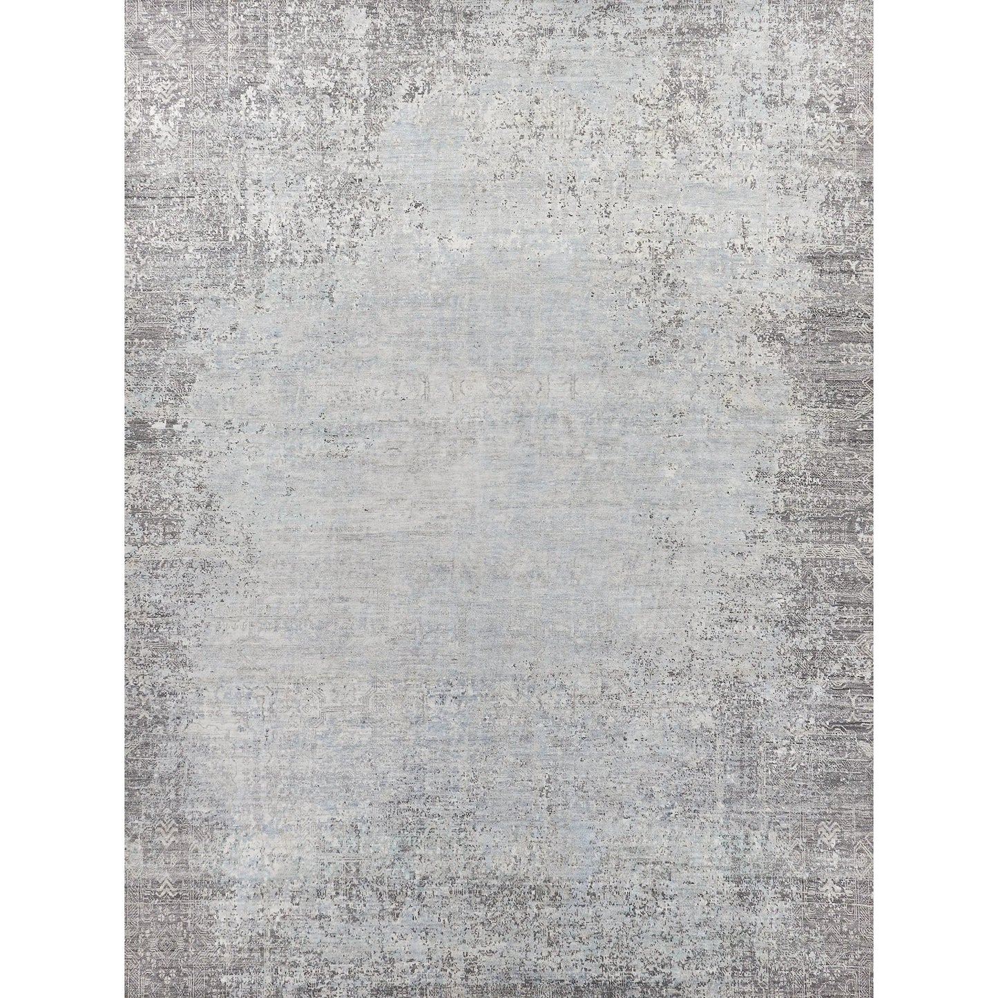 001 SI-2384079 | Primary Silo | Fine Pure Silk 4214 Rug by Exquisite Rugs in ivory, dark gray, multi. Made from silk in a unique style.