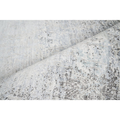 Fine Pure Silk 4214 Rug by Exquisite Rugs in ivory, dark gray, multi. Made from silk in a unique style.