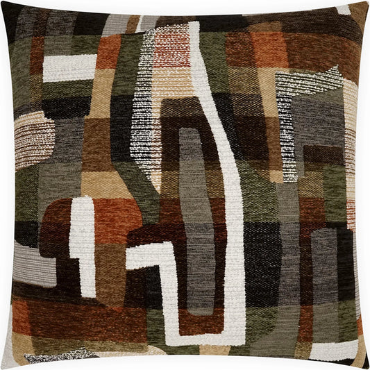 Sonali Pillow by DV Kap Home in brown. Made from 100% polyester in a unique style.