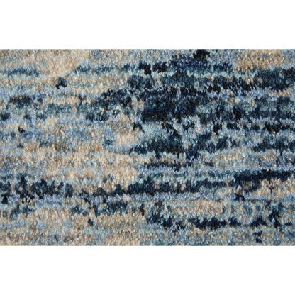 Sonora SNR39UAF Rug by Feizy in blue, ivory, gray. Made from polypropylene, polyester, viscose in a unique style.