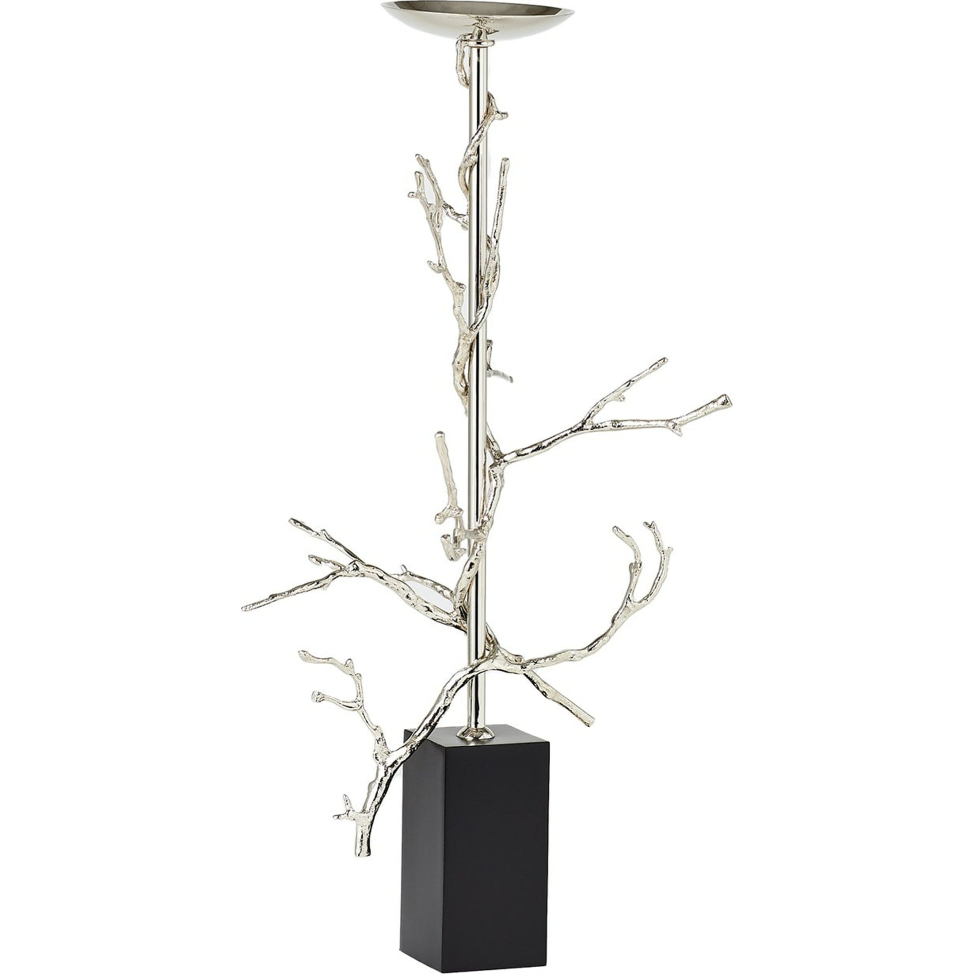 Twig Candle Holder by Global Views in brass. Made from brass, mild steel, cast iron in a modern style.