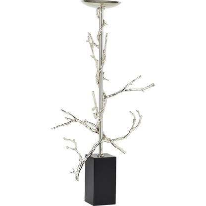 Twig Candle Holder by Global Views in brass. Made from brass, mild steel, cast iron in a modern style.