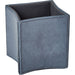 Folded Pencil Cup by Global Views. Made from leather in a modern style.