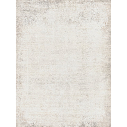 Fine Pure Silk Rug by Exquisite Rugs in silver, ivory. Made from silk in a unique style.