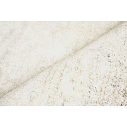 Fine Pure Silk Rug by Exquisite Rugs in silver, ivory. Made from silk in a unique style.