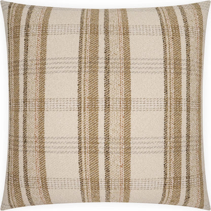 Ridgeway Pillow by DV Kap Home. Made from 70% pcr polyester, 30% polyester in a transitional style.