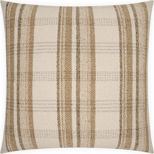 Ridgeway Pillow by DV Kap Home. Made from 70% pcr polyester, 30% polyester in a unique style.