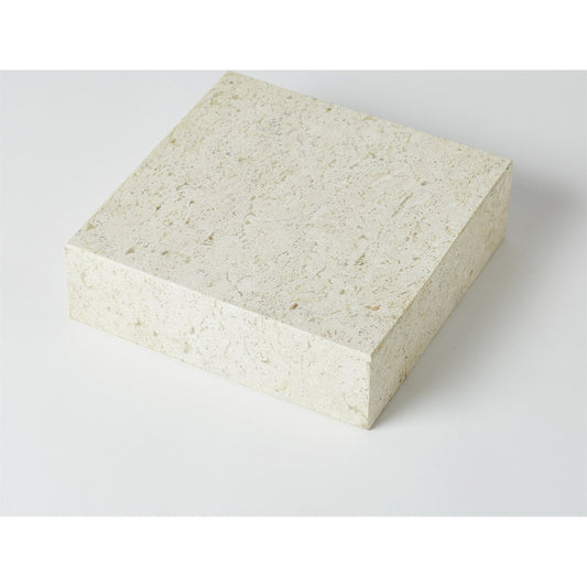 Travertine Plateau by Global Views in natural. Made from travertine in a modern style.