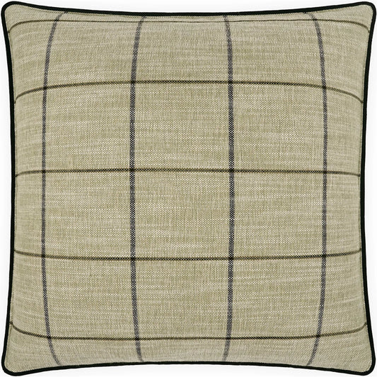 Bowden Pillow by DV Kap Home. Made from 51% polypropylene, 49% rayon in a unique style.